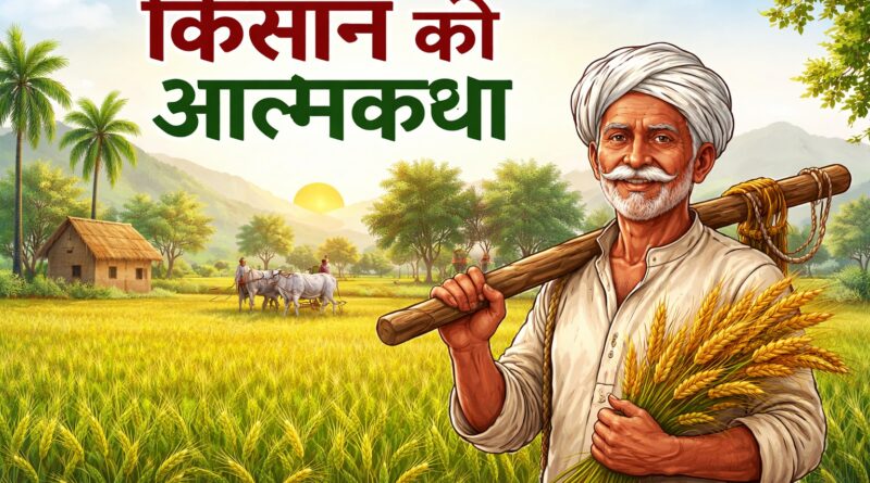 किसान की आत्मकथा पर निबंध हिंदी में निबंध