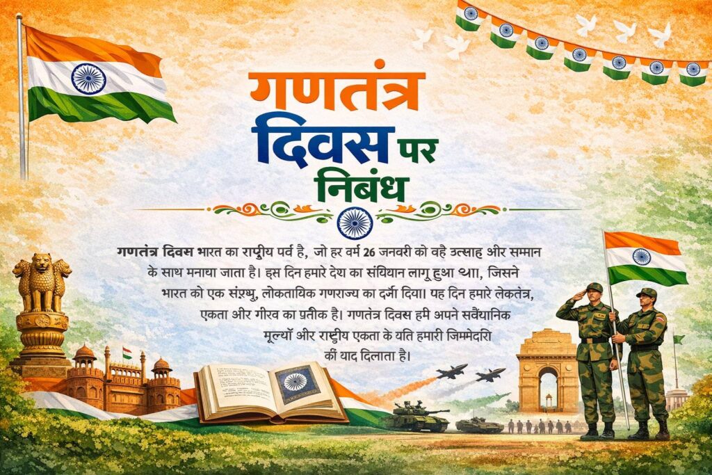 गणतंत्र दिवस पर हिंदी में निबंध